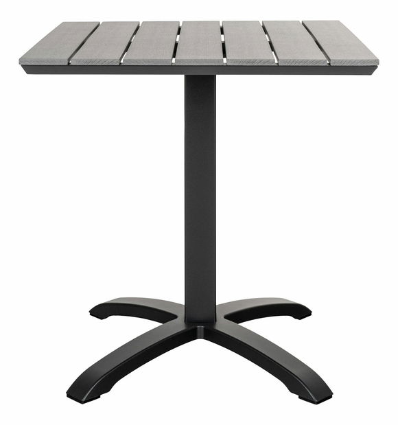 Bistro stôl Crinina (sivá + čierna)