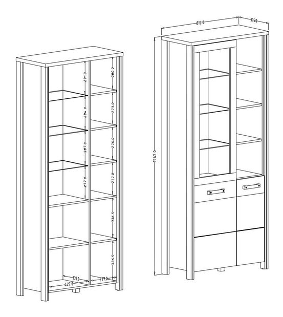 Vitrína Buena Typ 12 (old style)