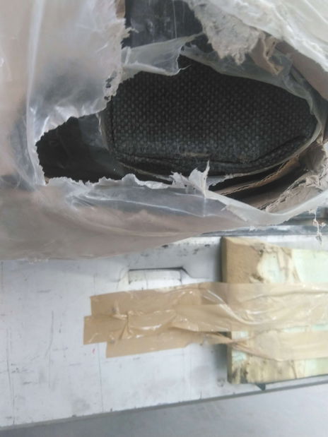 Pohovka trojsedačka Wendell (svetlohnedá) (s taburetkami) *bazár