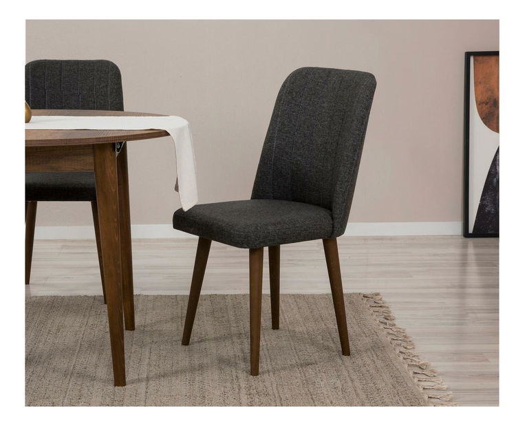 Blagovaonski set Vlasta 3 (orah + antracit) (za 2 osobe)