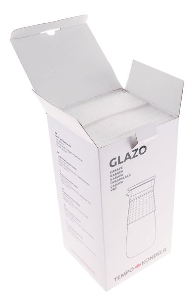 Carafă de apă cu capac și sită 1200ml Glaza 