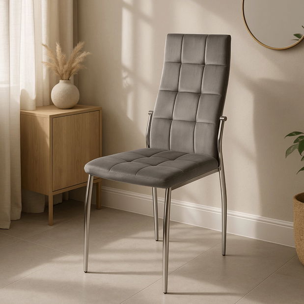 Étkezőszék Marinaleda (szürke szövet)