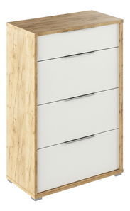 Comodă cu sertare Rumia 22 (stejar artisan + alb)