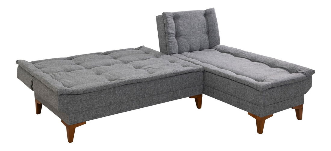 Sarokkanapé Santic (sötétszürke)