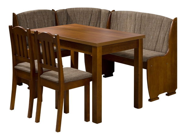 Blagovaonski stol plastikaon (smeđa + bež)