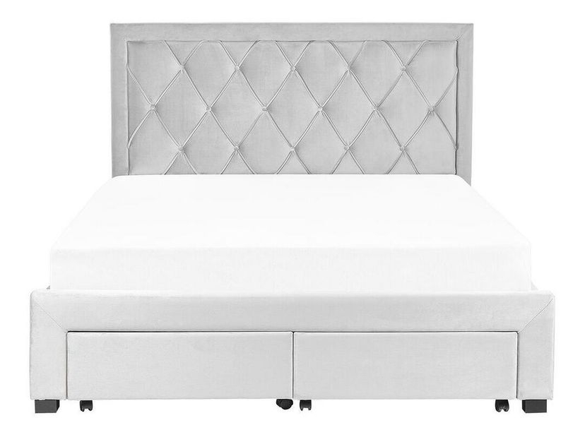 Pat matrimonial 160 cm Levi (gri)