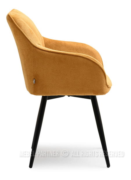 Stolička Bonita (medená + zlatá)