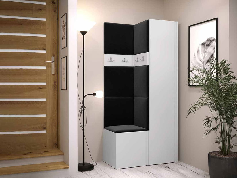 Predsoblje Tovenaz XXIV (bijela + crna)