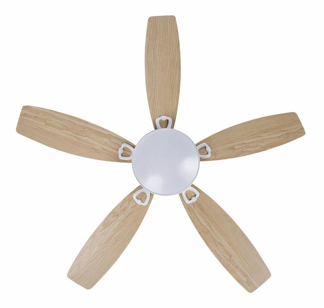 Ventilator de tavan cu lumină Logza (alb)