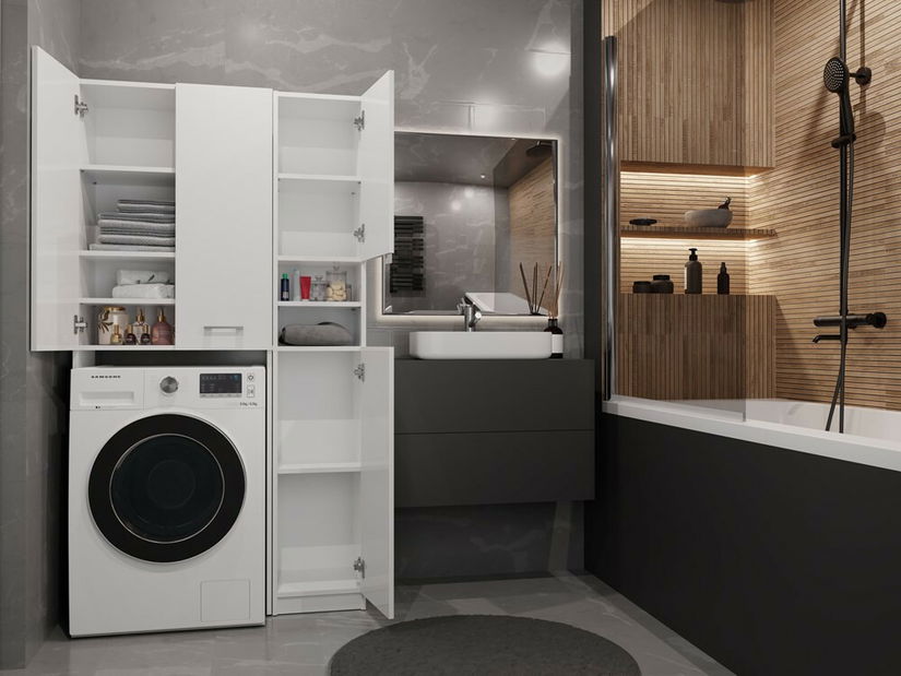 Set mobilier baie Molinos 2 (alb)