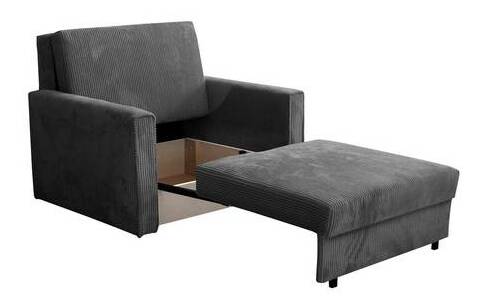 Fotoliu extensibil Clovea Bis Premium I (Albastru închis) (cu sp. depozitare)