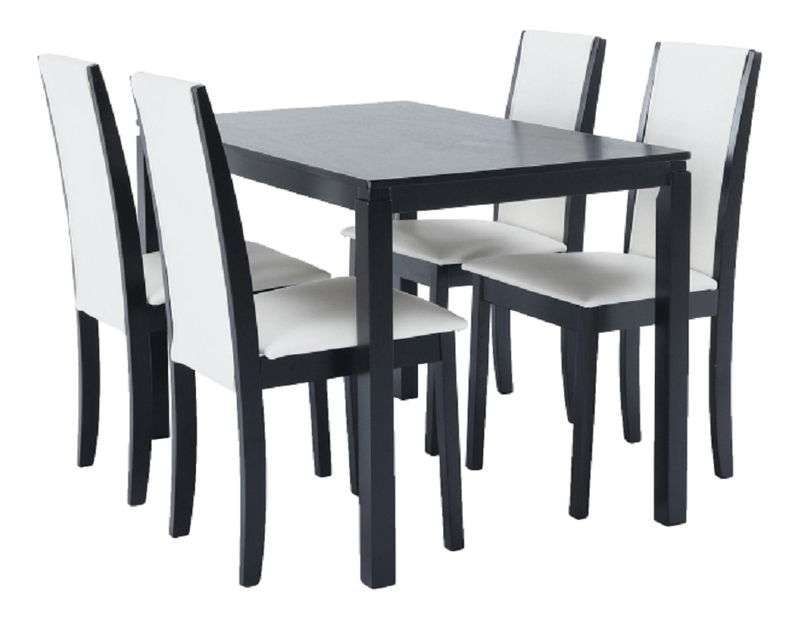 Blagovaonski set (1+4) Verni New (wenge + bijela)