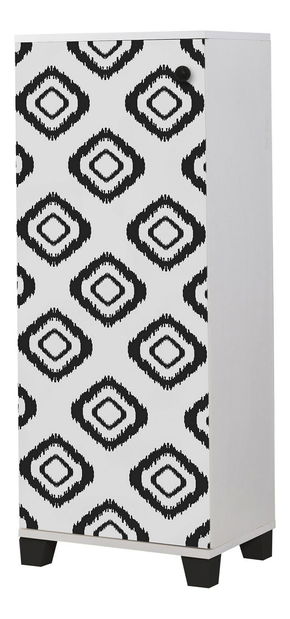 Pantofar Feliz 509 (Alb + Negru)