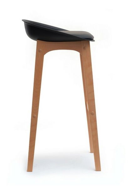 Scaun Rita (negru + fag)