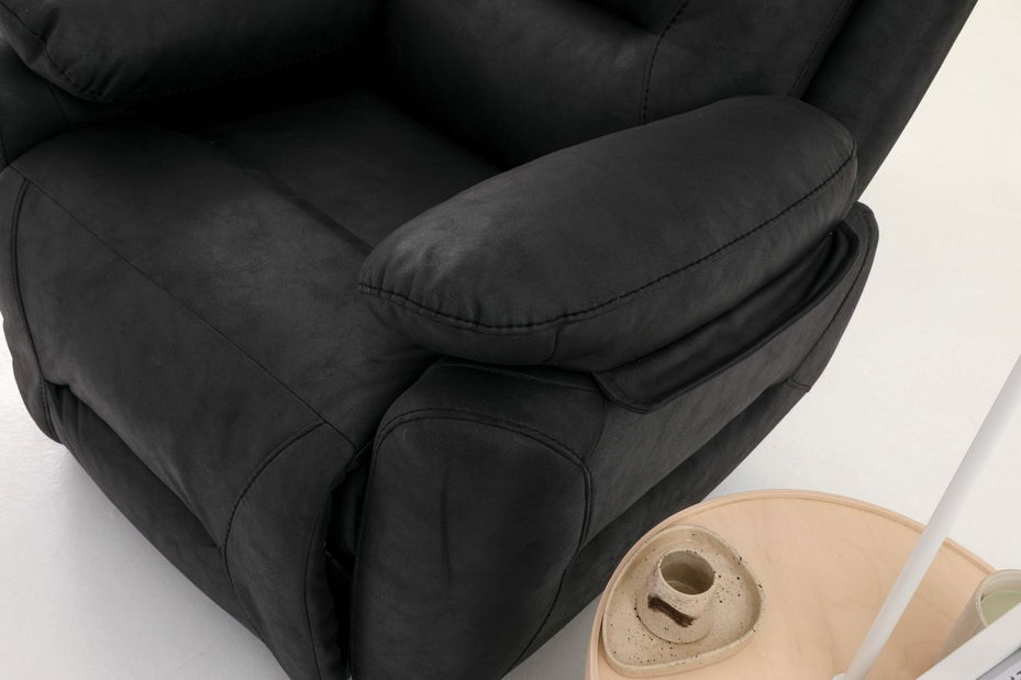 Polohovateľné kreslo Comforto E (čierna)