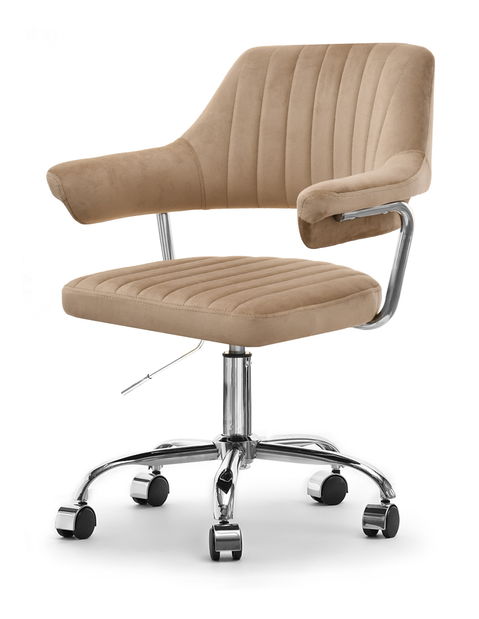 Stolička Merylyn (béžová + chrómová)