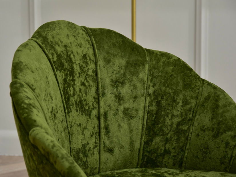 Fotoliu relax Leezare (verde + auriu)