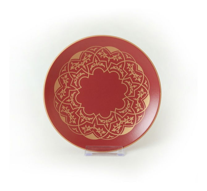 Serviciu de masă (24 buc.) Orelia (Roșu + auriu)