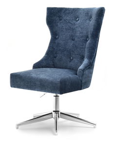 Kreslo Elza (modrá + čierna)