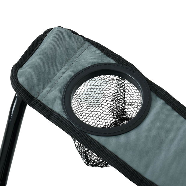 Set od 2 kom. stolice za kampiranje Advirtieron (siva)