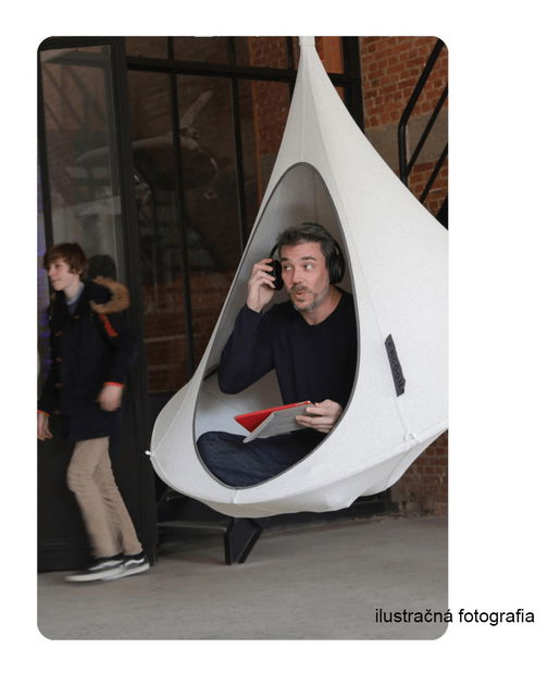 Závesné hojdacie kreslo 180x180 Kogun (svetlosivá) *výpredaj