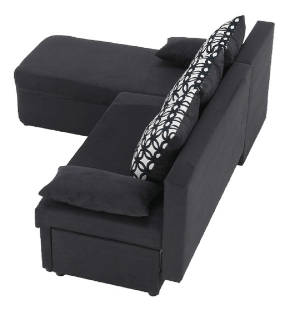 Kutna garnitura Petoria New (tamnosiva) (D) 