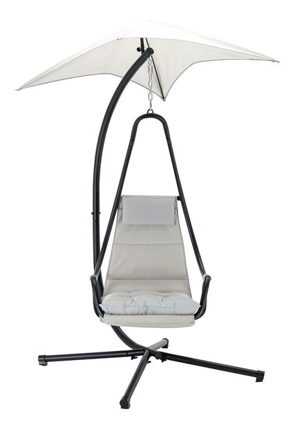 Fotoliu suspendat Slayer (antracit + alb gri)