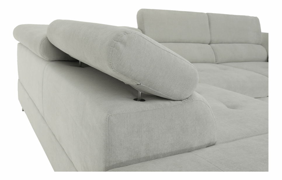 Rohová sedačka Bjorn R (L) (svetlosivá)