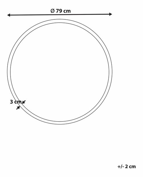 Nástenné zrkadlo Danika (strieborná)