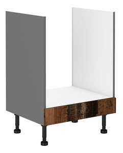 Dolná kuchynská skrinka na rúru Oldie 60 D GAZ BB (Antracit + Old style)