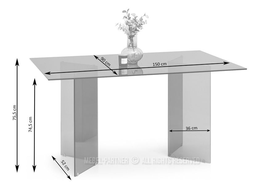 Masă sufragerie Fernandez (verde)
