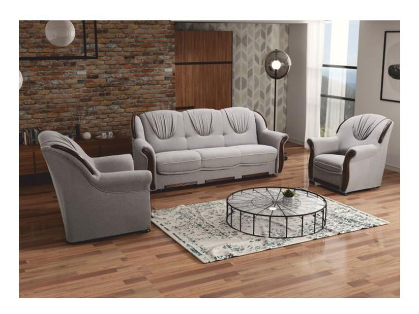 Set canapea fotoliu Merione (gri)