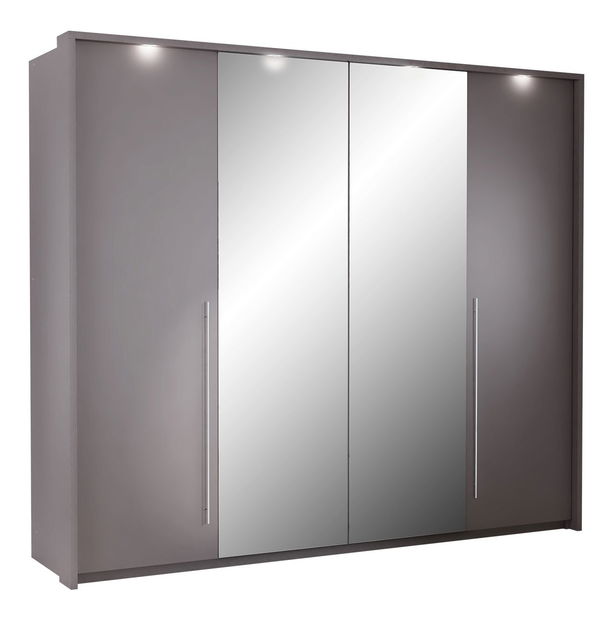 Ormar za garderobu Posty 255 (siva)