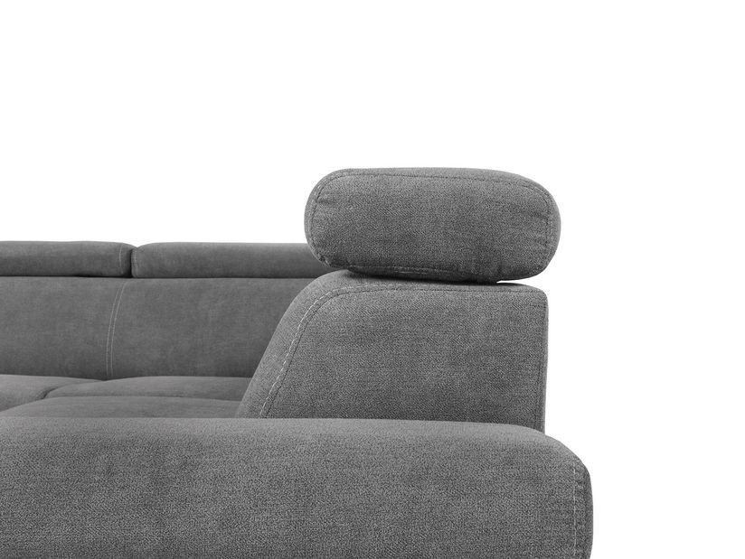 Rohová sedačka BRW Loft 2F.RECBK (svetlosivá) (P)