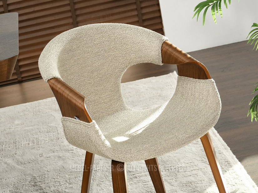 Scaun sufragerie Kwasnuwski (bej)