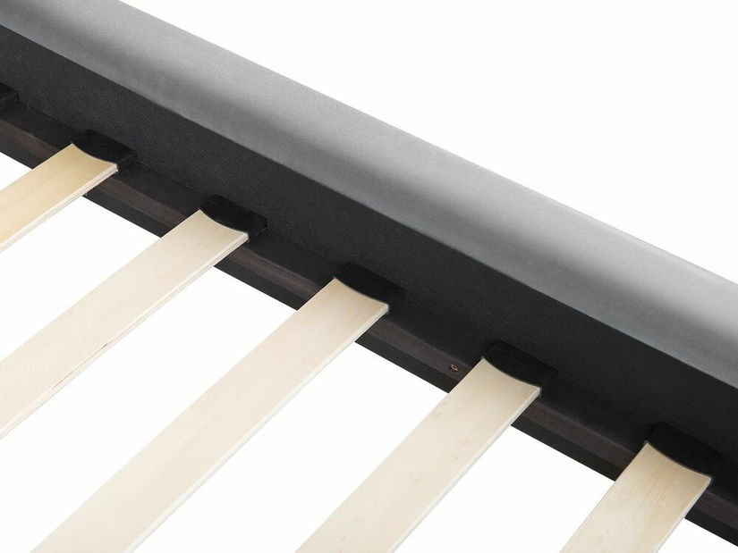 Bračni krevet 180 cm MASALA (tekstil) (siva) (s podnicom)