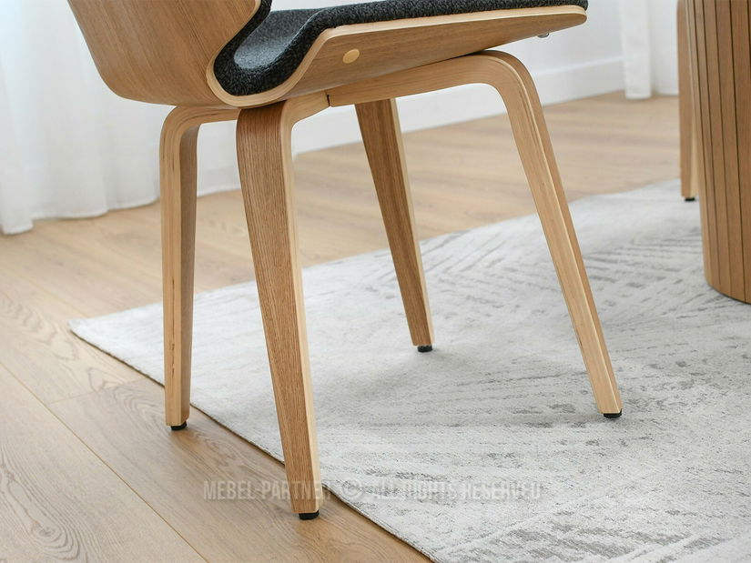 Scaun Vincez (grafit + stejar) *vânzare stoc