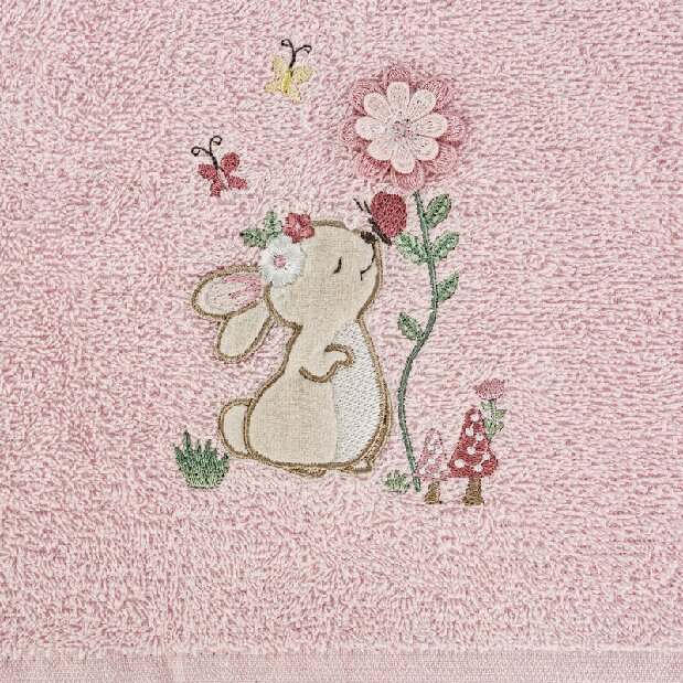 Súprava uterákov 70x40 cm Bambino 6 (3 ks) (ružová)