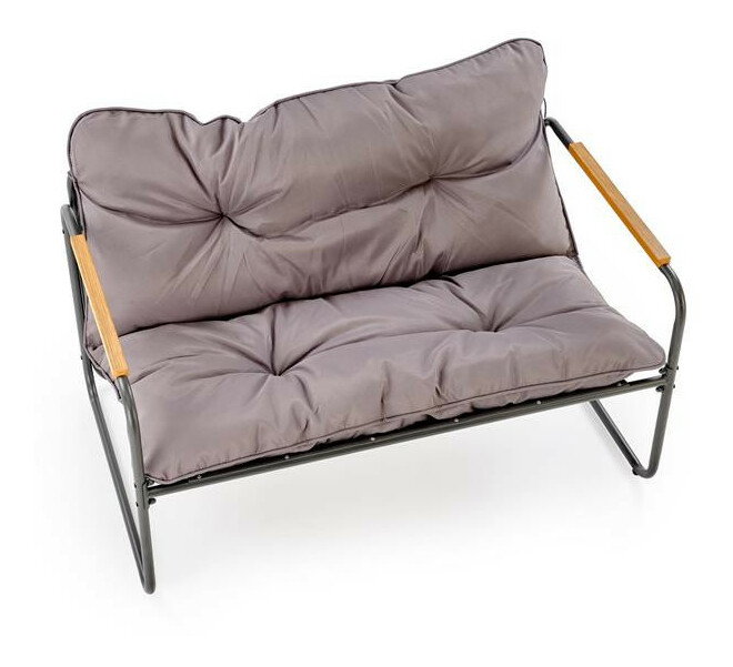 Záhradný set Husond (sivá + hnedá)