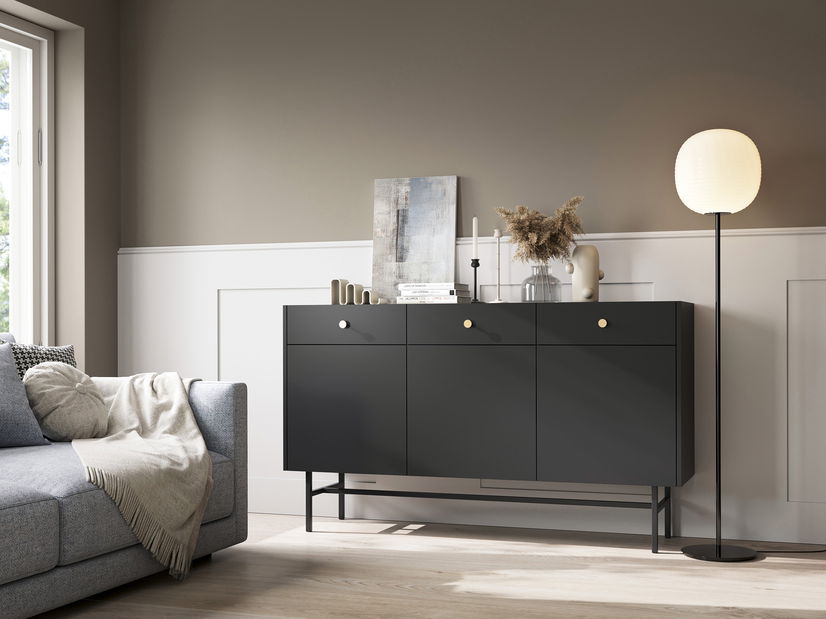 Comodă Desanta 3D3SZ (negru)