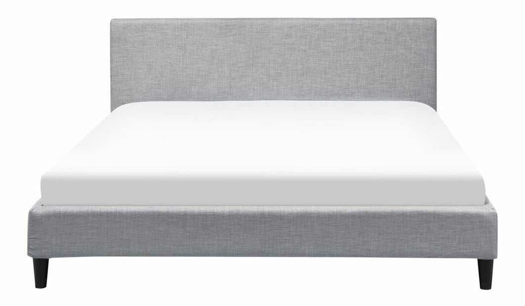 Manželská posteľ 160 cm FUTTI (s roštom) (sivá)