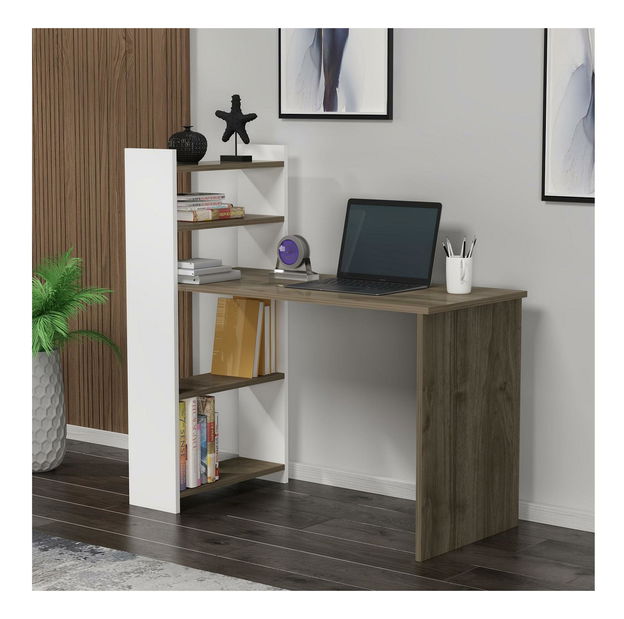 Masă PC Nomive (Nuc + alb) 