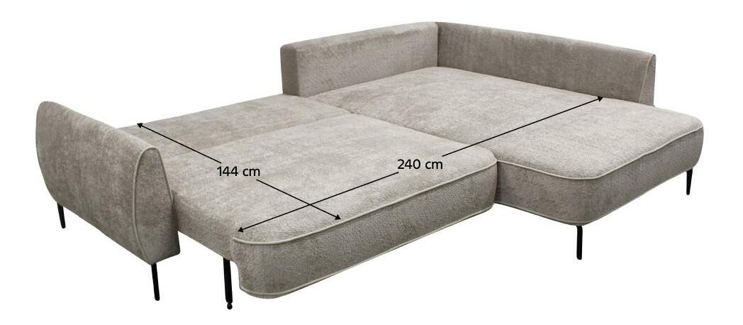 Colțar de grădină Montenegro (gri bej) (D)