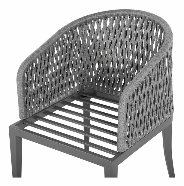 Set de masă pentru grădină Lipe (gri) (pentru 4 persoane)