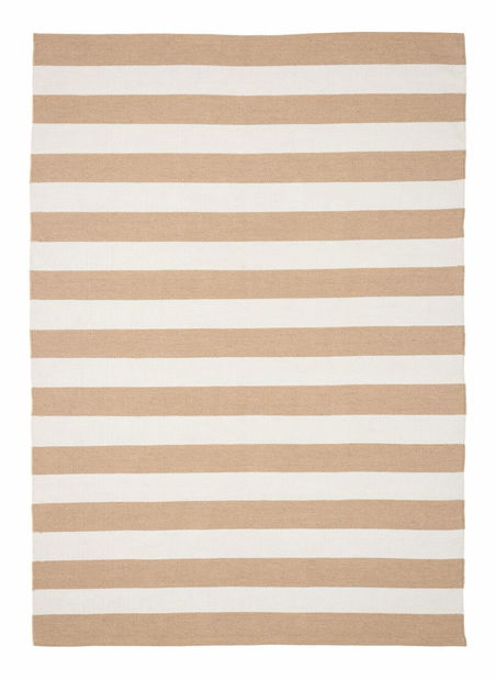 Koberec Peasalia 1 (béžová + sivobiela)