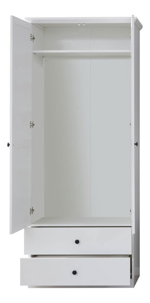 Dulap de haine Brendon (alb)