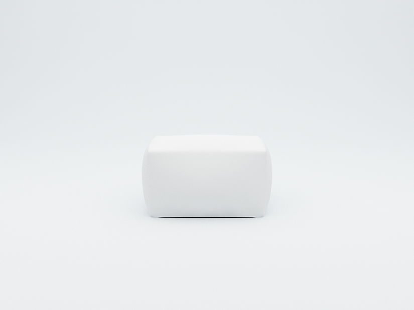 Tetieră pentru fotliu puf Zipp (alb)