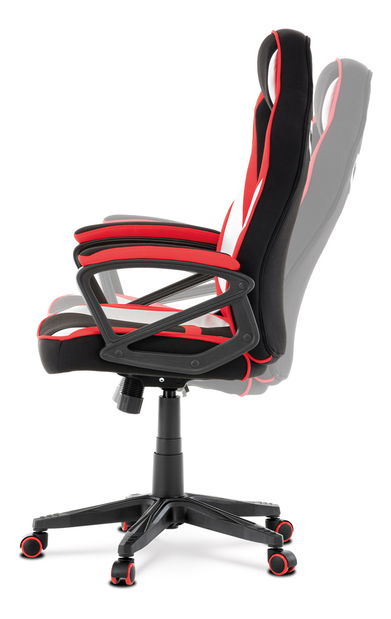 Fotoliu de birou/gaming Ynais-Y340-RED (roșu + Negru + Argintiu)