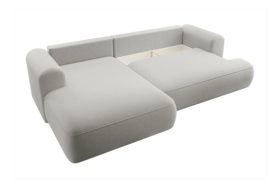 Rohová sedacia súprava Olivo I (L) (sivá + čierna)