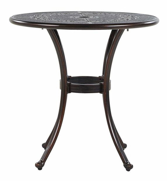 Masă de grădină BOMELLE (maro) (pentru 4 persoane)